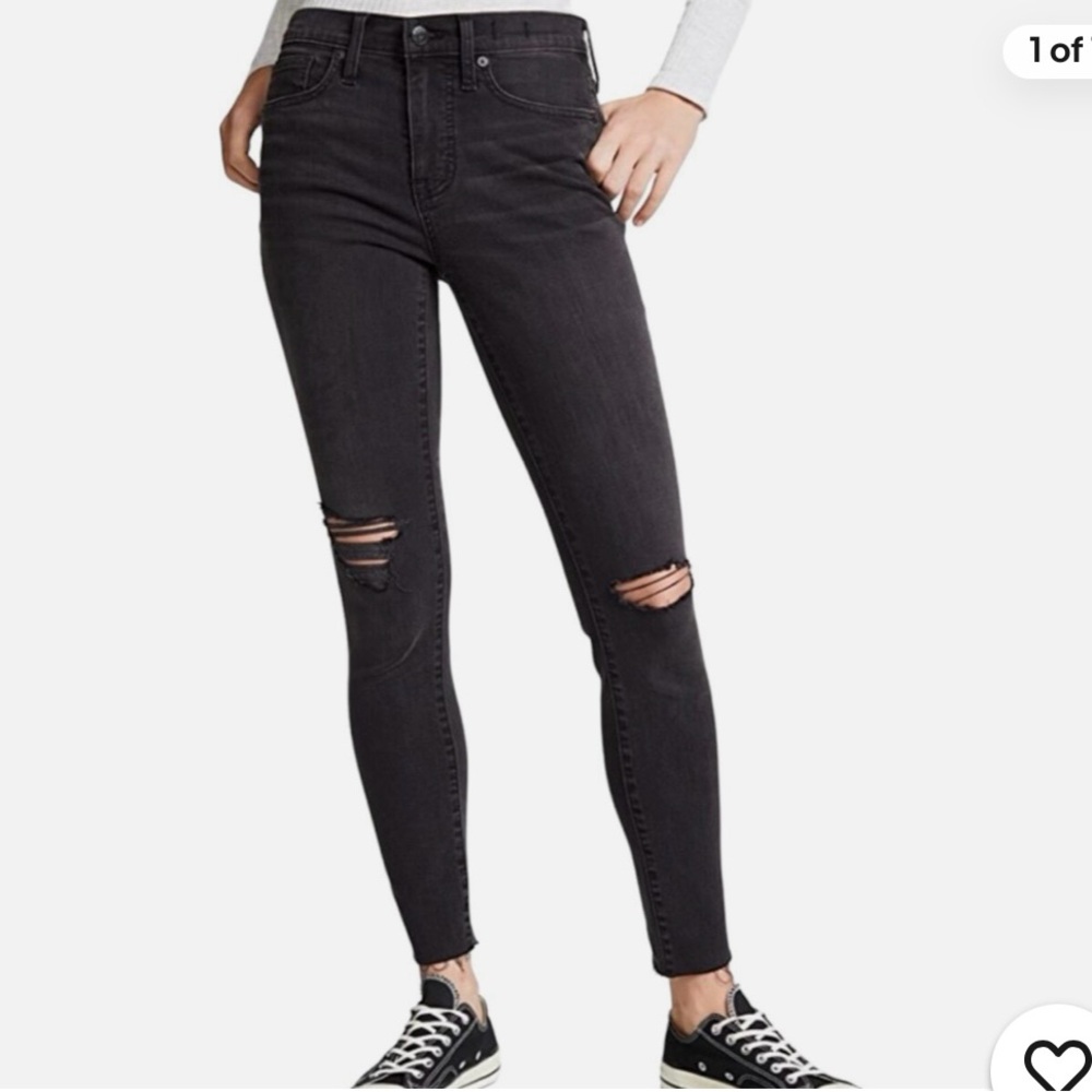 MADEWELL HIGH RISE SKINNY JEANS